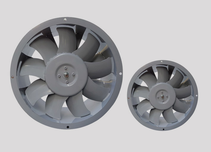 Industrieventilator-Stator und Rotorkern